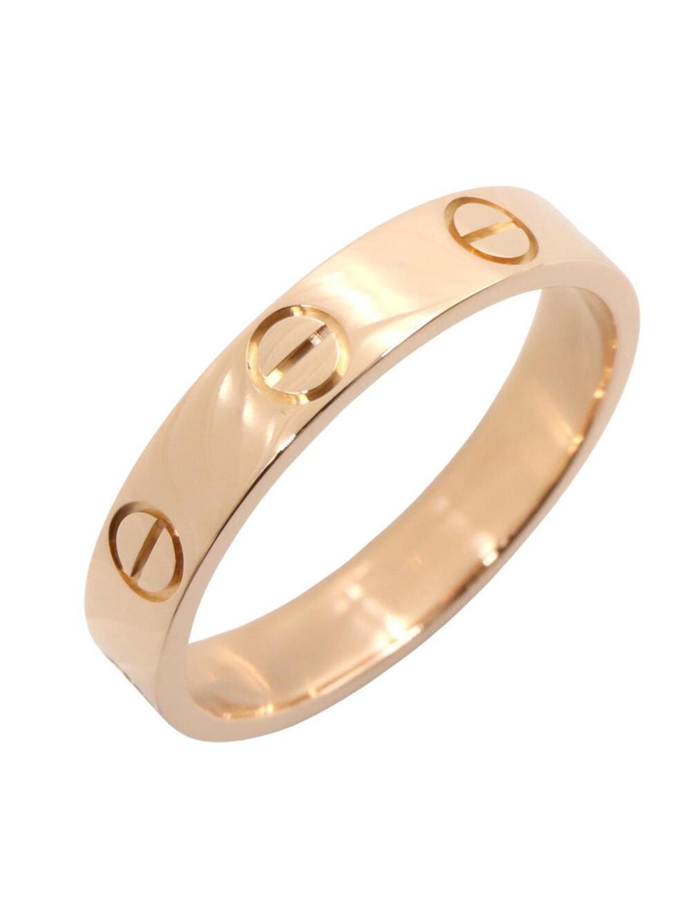 Cartier Mini Love Ring 18Kpg Pink Rose #334722C13B